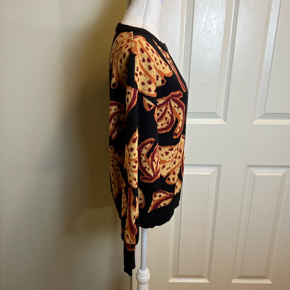 NWOT Banana Fruit Pattern Cardigan Sweater - Picture 8 of 11